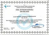 İŞKUR Özel İstihdam Bürosu Belgesi 1489